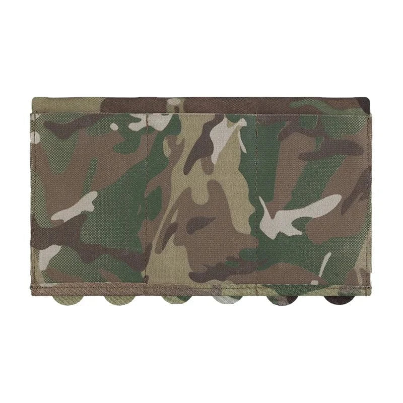 Lightweight Elastic Triple Mag Pouch – MOLLE 5.56 / 7.62 Tactical Carrier