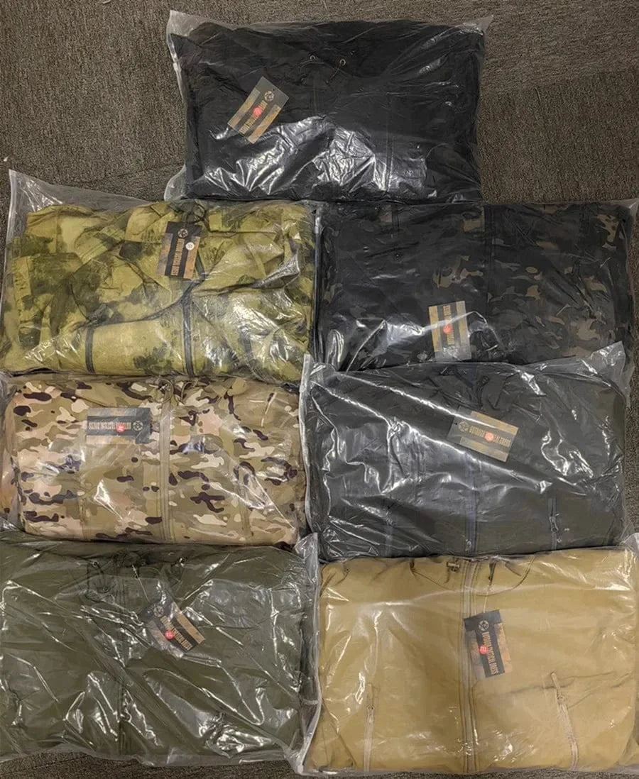 SHADOWCORE TACTICAL SET – Waterproof Fleece-Lined Soft Shell Combat Jacket & Pants