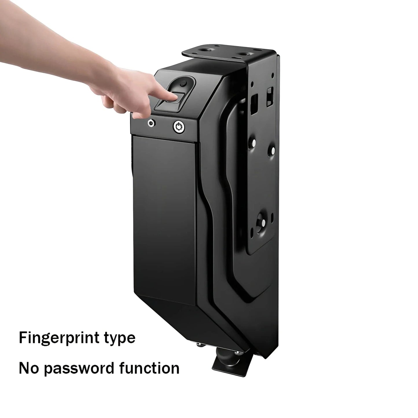 BLACKVAULT SIGMA Biometric Pistol Safe – Fingerprint + Password Lockbox