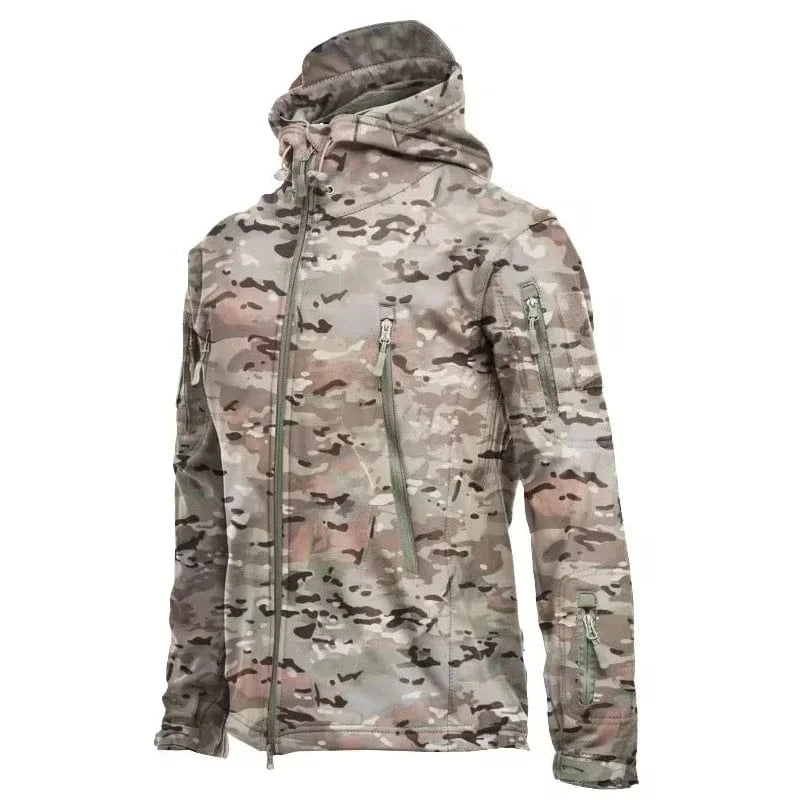 SHARKSKIN TACTICAL V7 – Fleece-Lined Waterproof Soft Shell Combat Jacket