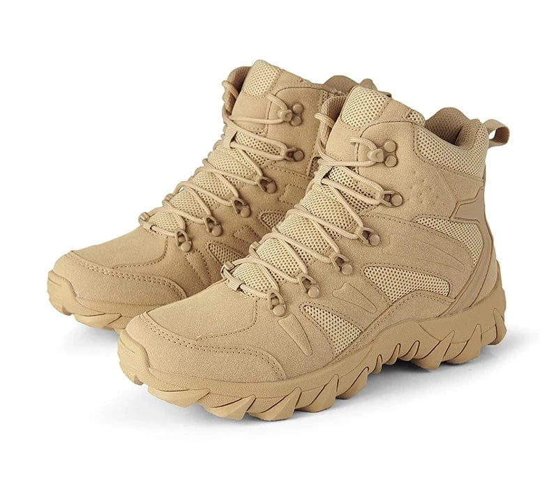 HELLRAID X7 – Tactical Combat Boots, Side-Zip, Mid-Calf, Reinforced Sole, Ops-Ready