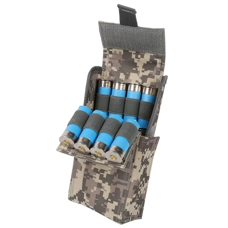 WARBELT V25 – 25-Round Tactical 12 Gauge Shotgun Shell Pouch (MOLLE Waist-Ready)
