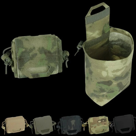 RAVENCORE DPM-88 Foldable Dump Pouch – Tactical MOLLE Mini Drop Utility Bag