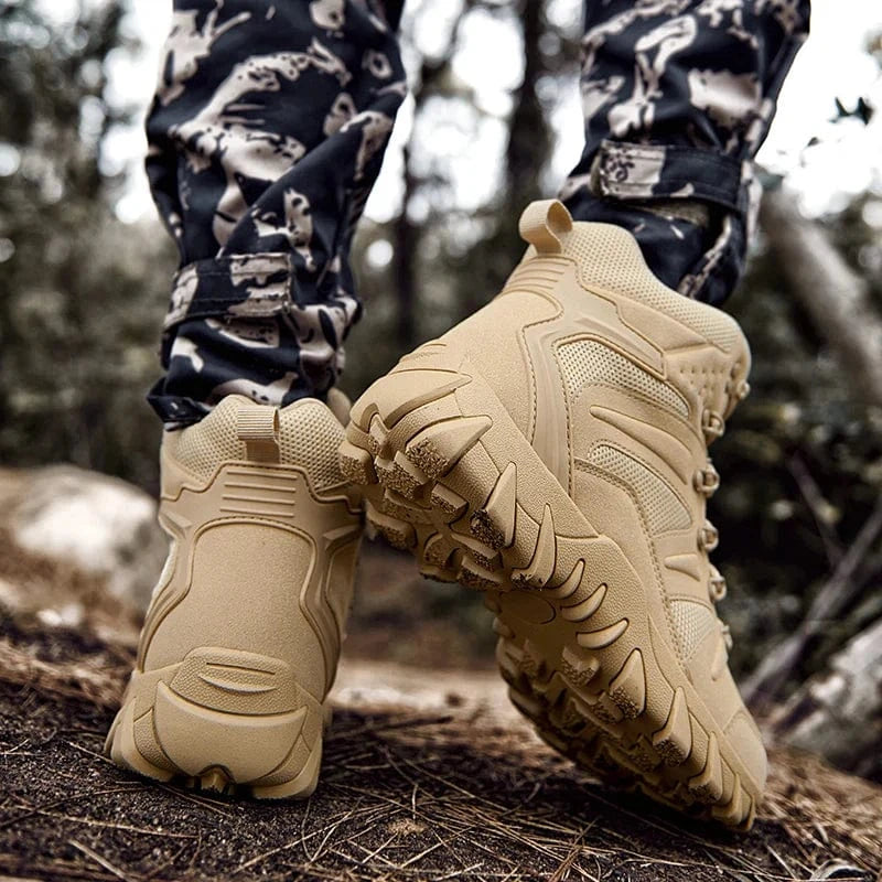 HELLRAID X7 – Tactical Combat Boots, Side-Zip, Mid-Calf, Reinforced Sole, Ops-Ready
