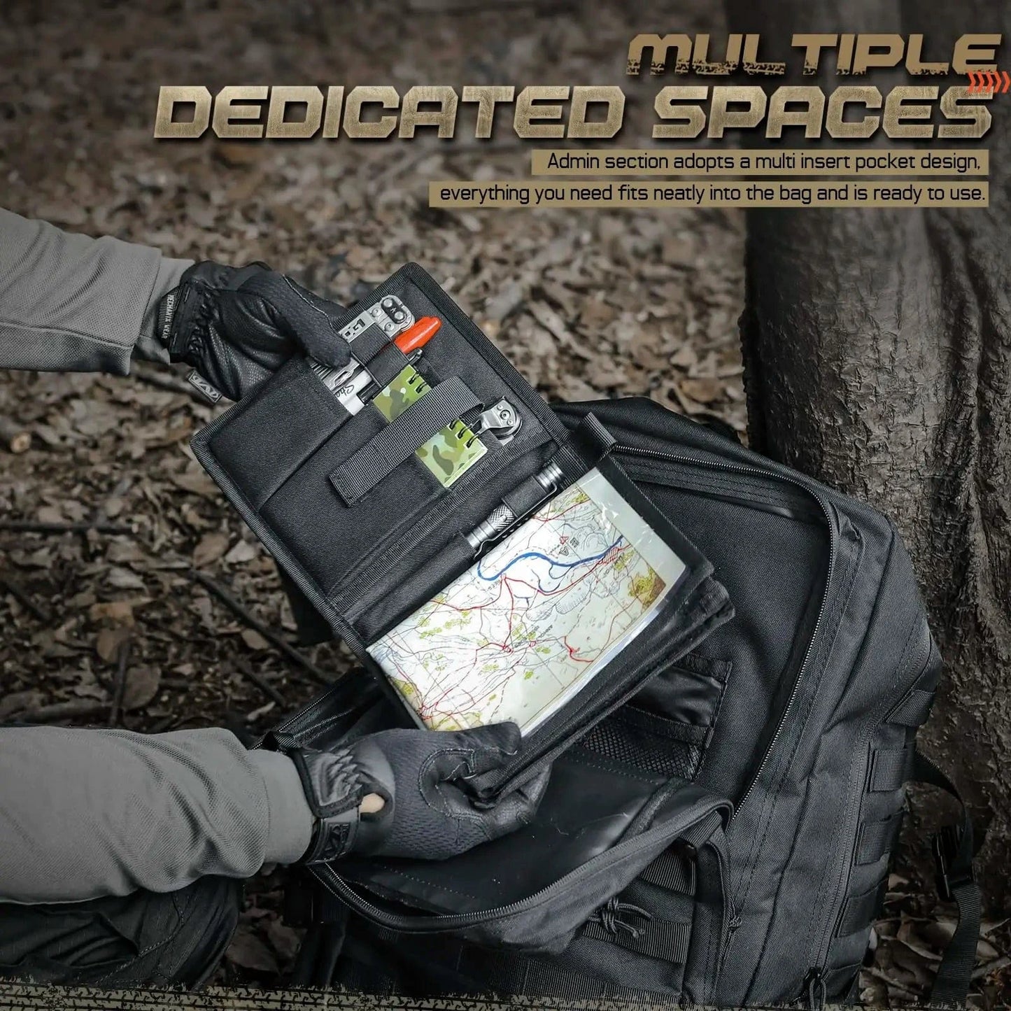 NAVGRID M13 Tactical Map Case – Waterproof TPU Utility Pouch for Navigation & Recon Ops