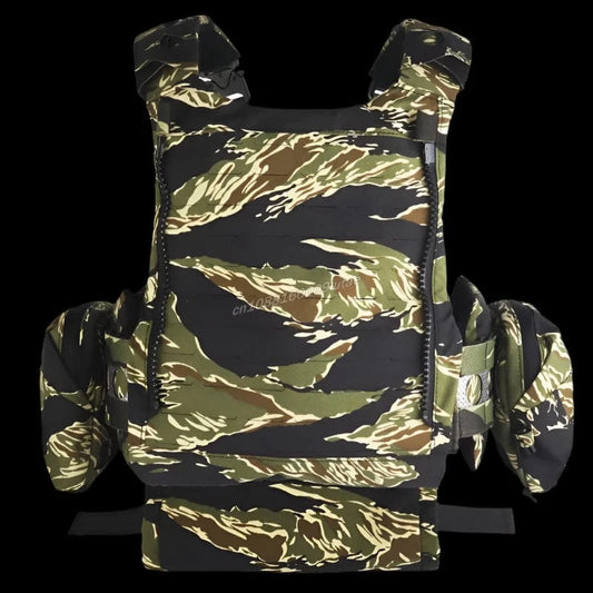 FIRELINE V5 – Modular Plate Carrier Set w/ Quick-Detach Front Panel + Mag Pouch System