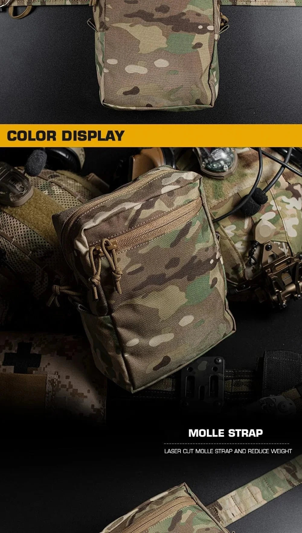NOMAD GP-X18 TALL – Tactical Utility Pouch for NVG & Equipment
