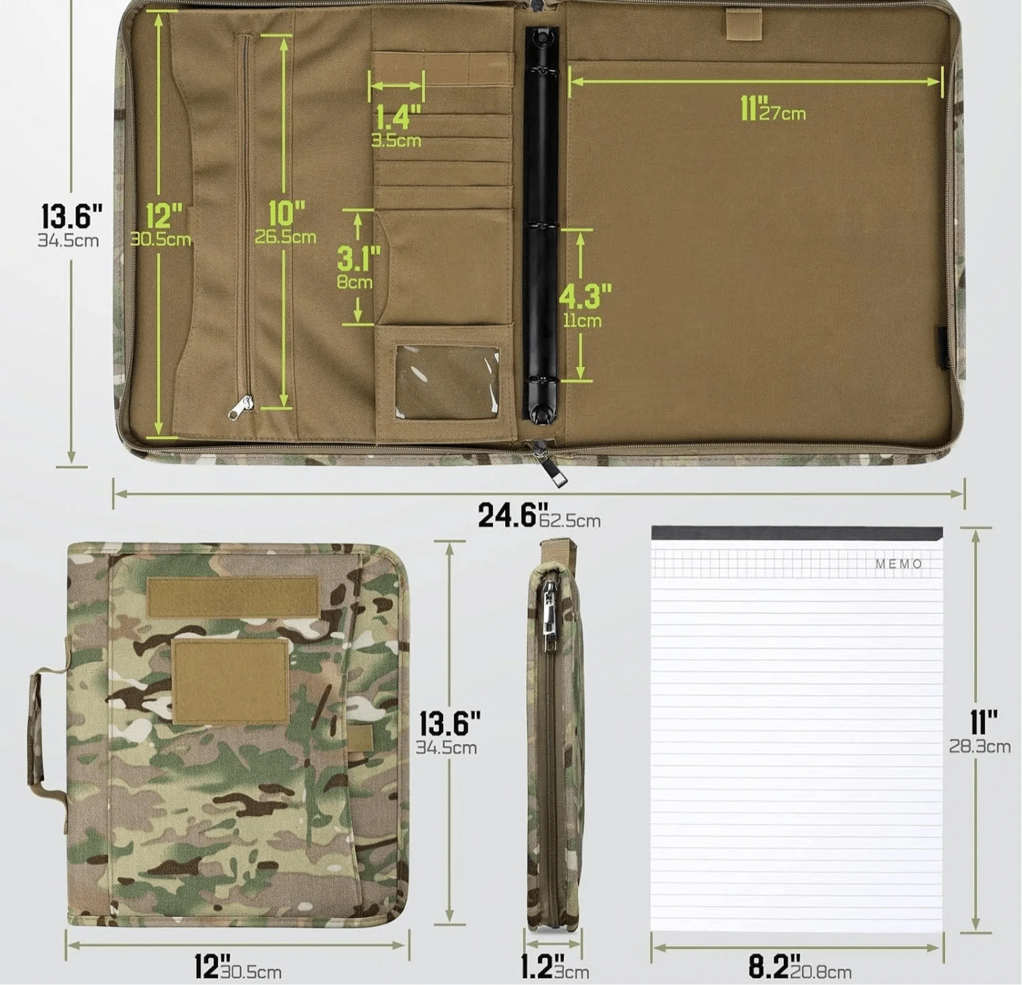 NOMAD FIELDLOG MKI – Tactical Map & Notebook Storage Pouch