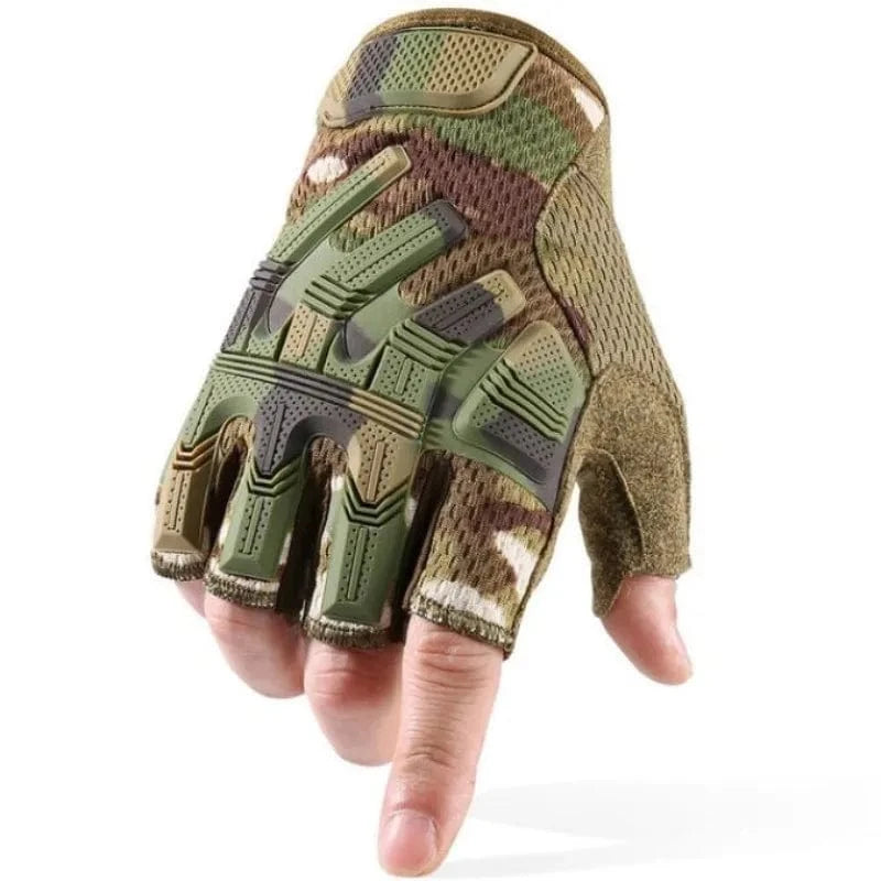 GHOSTCUT F2 Fingerless Gloves Non-slip Breathable Half Finger Mitterns