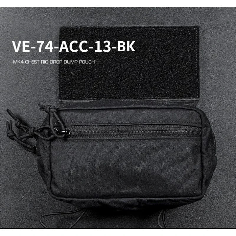 WARGRID VE-74 Tactical Chest Rig Panel – MOLLE Utility Pouch System for Field Ops & EDC
