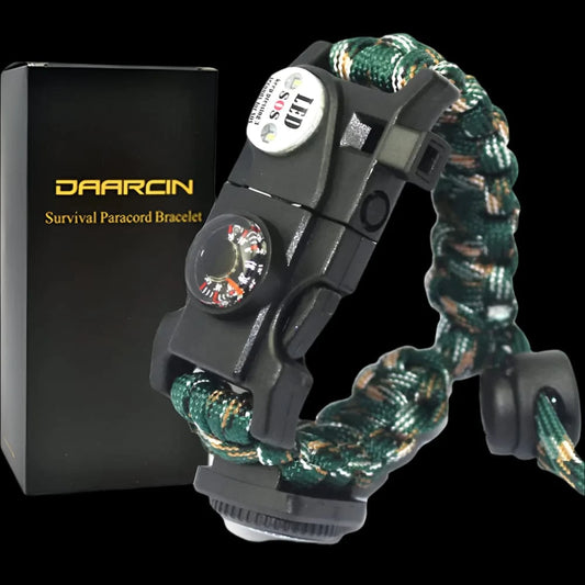 STRIKECORD AK87 – Survival Paracord Bracelet (21-in-1)