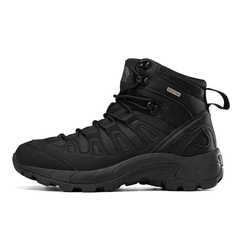 PHANTOM X1 – Tactical Canvas Boots, Lace-Up Ankle, EVA Sole, Outdoor Spring-Autumn Combat Style
