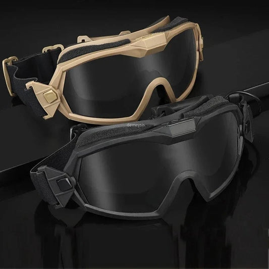 WHIRLWIND V92 – Tactical Anti-Fog Goggles with Integrated Micro Fan & Dual-Lens System
