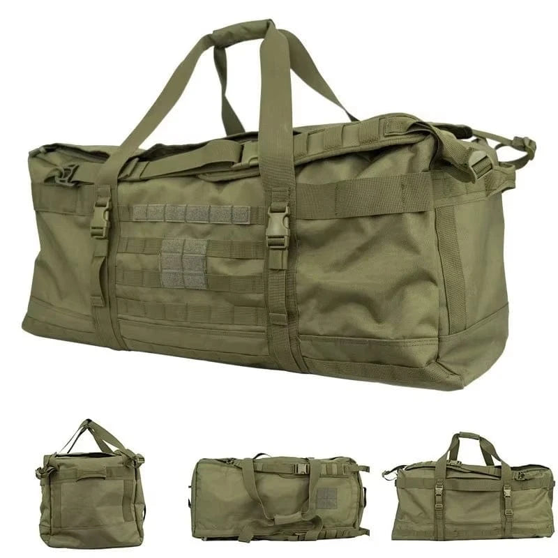 WARHAUL MK2 – 106L Tactical Duffel Backpack for Deployment, Mountaineering, and Travel