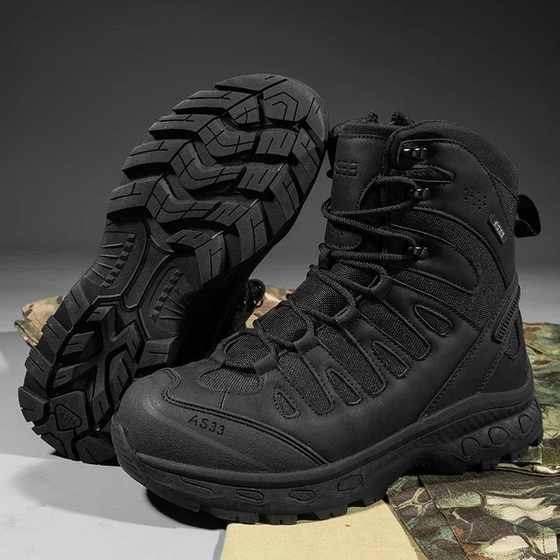 OUTRIDER V1 – Tactical Ankle Boots, Zip-Up, Waterproof, Climbing-Grade Desert Soles