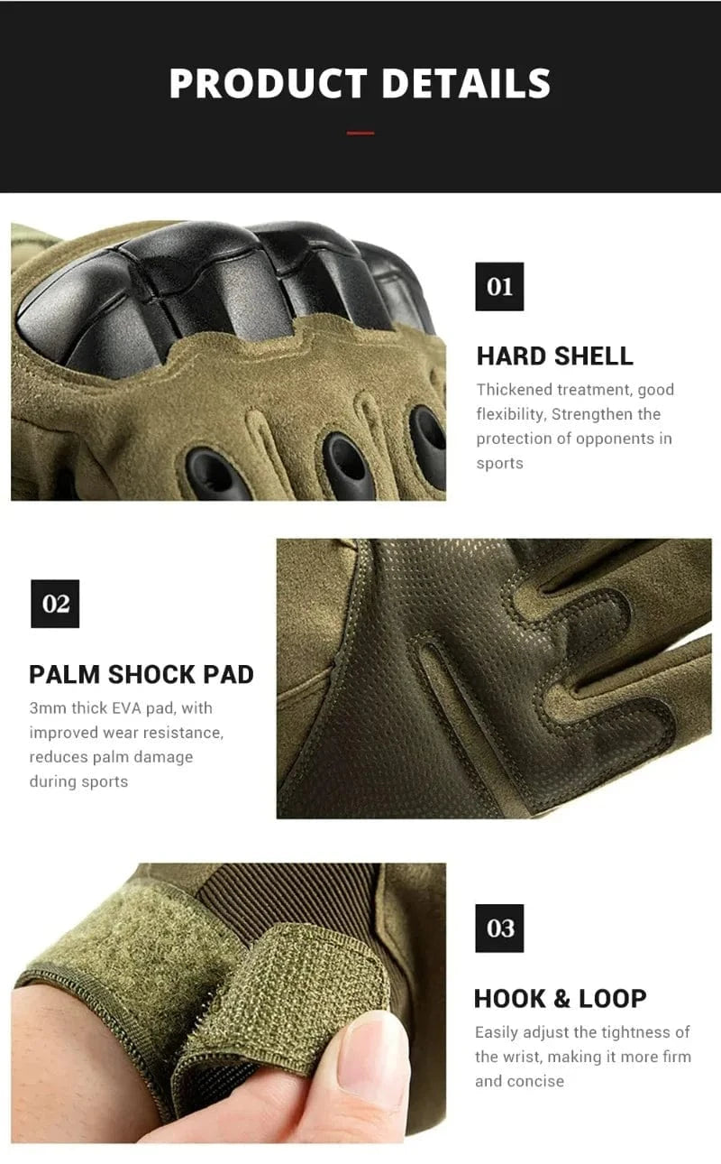 PHANTOMGRIP V2 – Tactical Waterproof Combat Gloves (Full & Half-Finger)