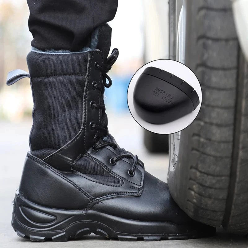 STRIKEFORCE T7 – Steel Toe Tactical Boots, Anti-Slip, Puncture-Proof Safety Build