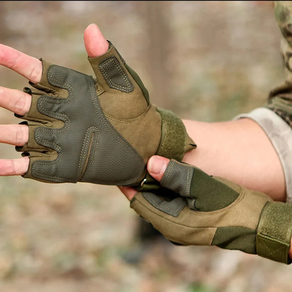 NOMAD F1 – Tactical Fingerless Gloves, Ultra-Light Combat Grip, Summer Ops