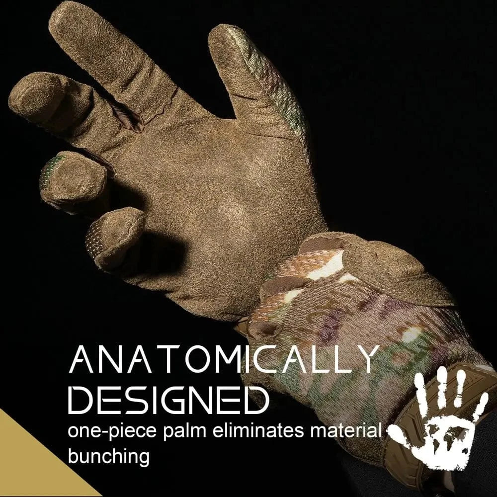 VANGUARD Z3 – Tactical Combat Gloves, Full-Finger, Reinforced Grip, Touchscreen-Ready