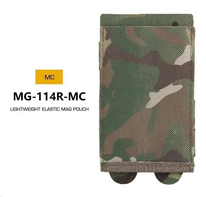 STRIKESHIFT MG-114 Elastic Mag Pouch – MOLLE Tactical 5.56 Stretch Utility Carrier