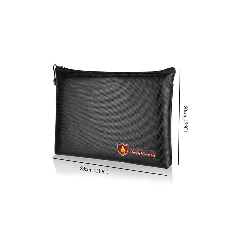 FIREGUARD LZ-7 Tactical Document Pouch – Fireproof Waterproof Bag for Secure ID & Valuables