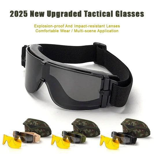 STRIKE X800 – Tactical Windproof Eyewear for Field, Recon, and Outdoor Ops