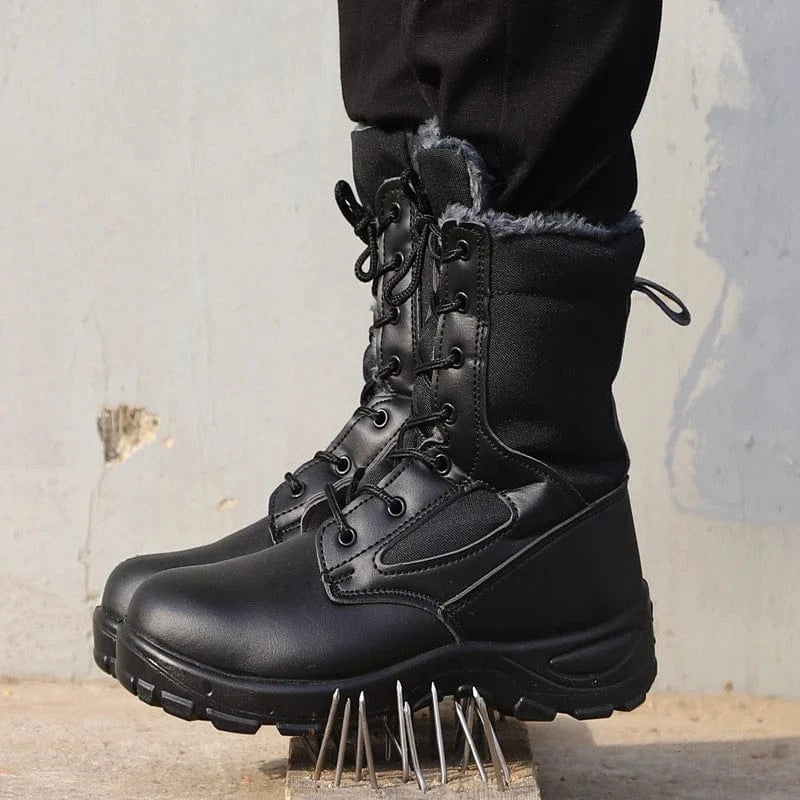 STRIKEFORCE T7 – Steel Toe Tactical Boots, Anti-Slip, Puncture-Proof Safety Build