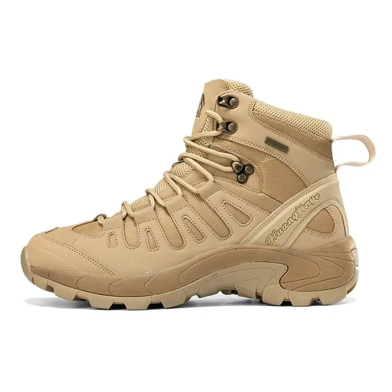 PHANTOM X1 – Tactical Canvas Boots, Lace-Up Ankle, EVA Sole, Outdoor Spring-Autumn Combat Style