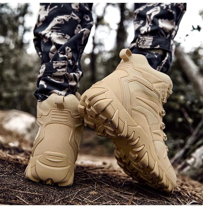 HELLRAID X7 – Tactical Combat Boots, Side-Zip, Mid-Calf, Reinforced Sole, Ops-Ready