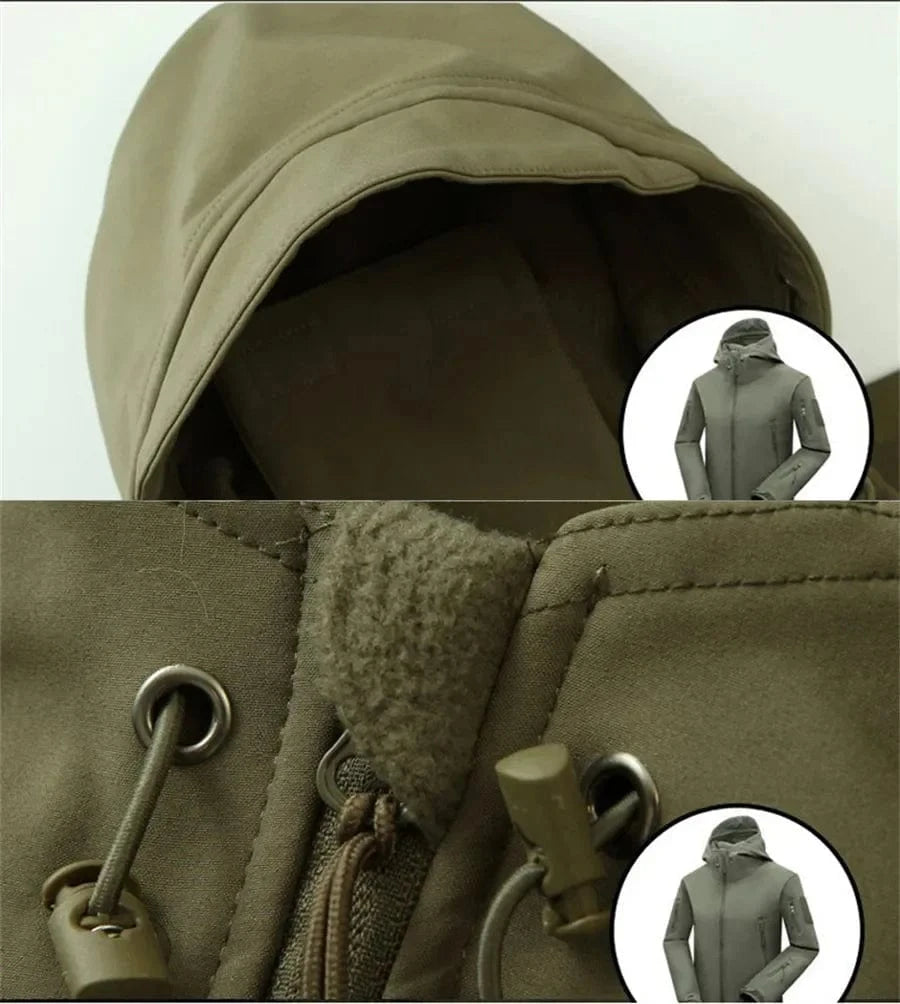 SHADOWCORE TACTICAL SET – Waterproof Fleece-Lined Soft Shell Combat Jacket & Pants