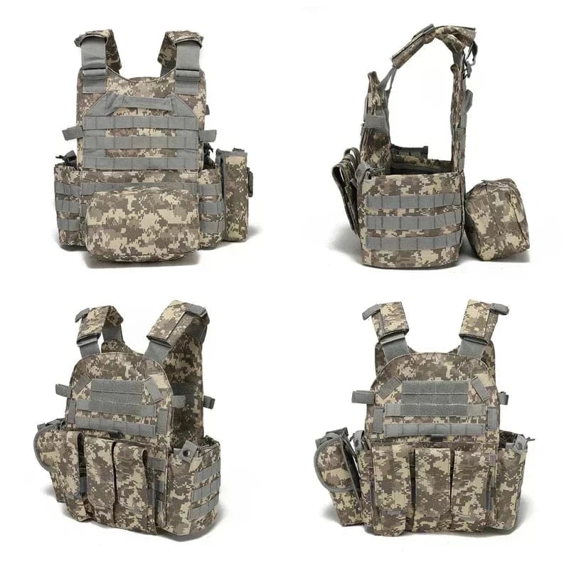 6094 ALPHA CARRIER – Lightweight Tactical Vest with Quick-Release + MOLLE Loadout