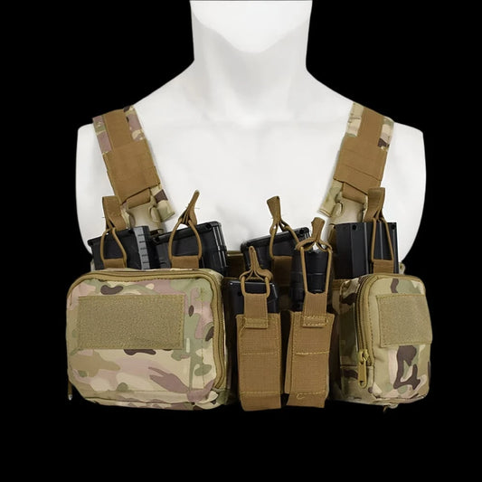 TCM CHEST RIG VEST – Tactical Loadout System | Nylon | MOLLE Compatible