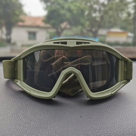 PHANTOM L-07 – Desert Tactical Goggles with Full Seal & Shock Shield