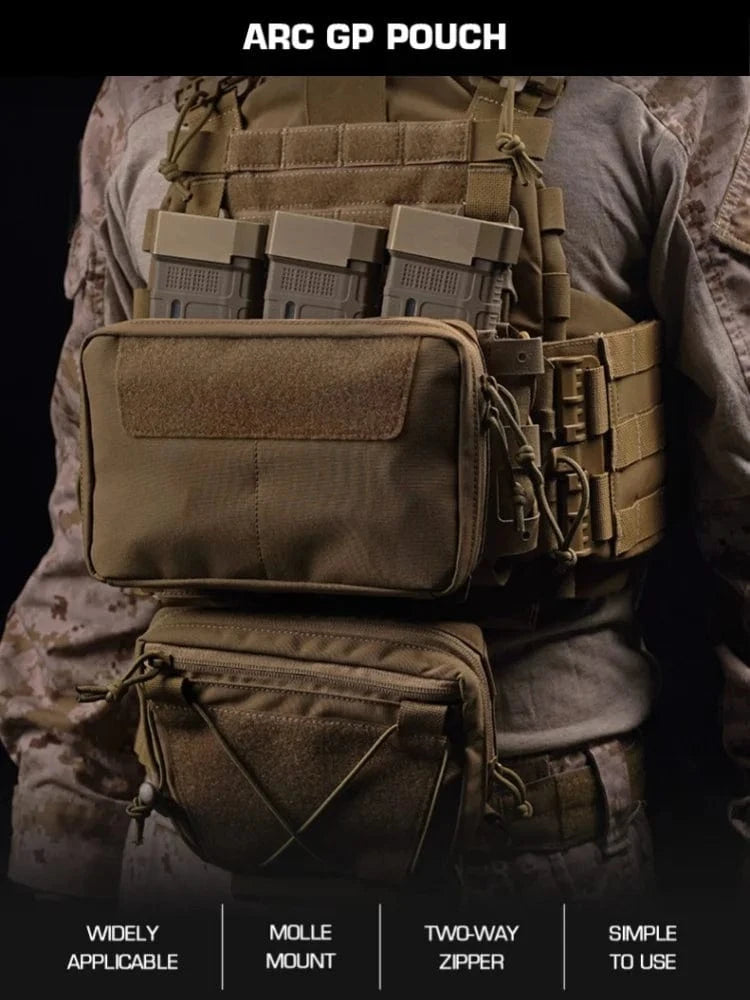 SENTRYCORE GP-129 – Tactical MOLLE Utility Pouch EDC Organizer