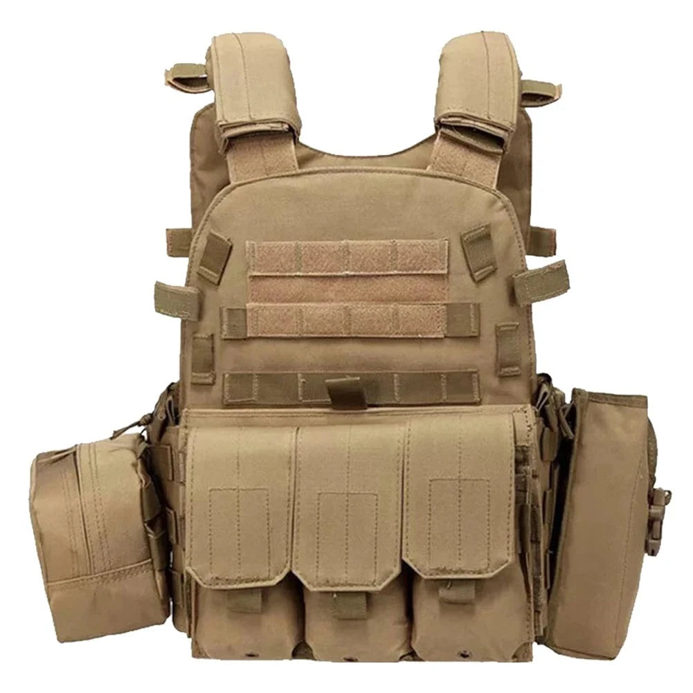 STRIKEWRAITH V2 – 600D MOLLE Tactical Vest, Adjustable Plate Carrier, Ops-Ready Loadout Rig