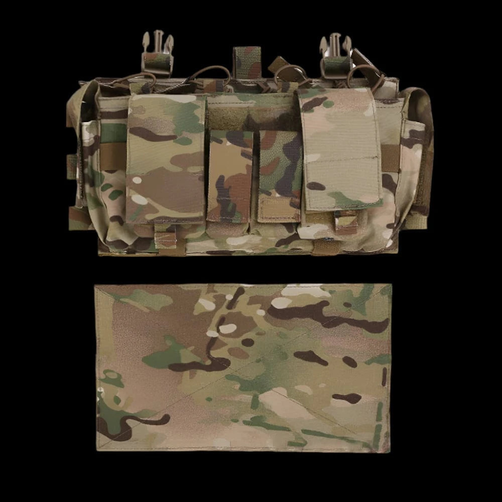 EMERSONGEAR Tactical MF Gen IV Chest Rig – 500D Nylon Placard Mag Carrier