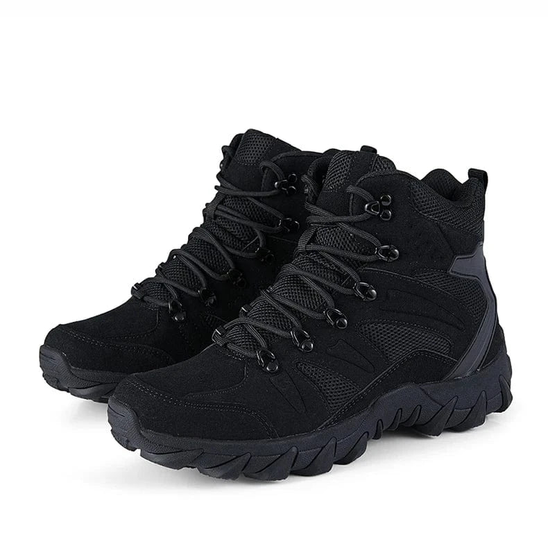 HELLRAID X7 – Tactical Combat Boots, Side-Zip, Mid-Calf, Reinforced Sole, Ops-Ready