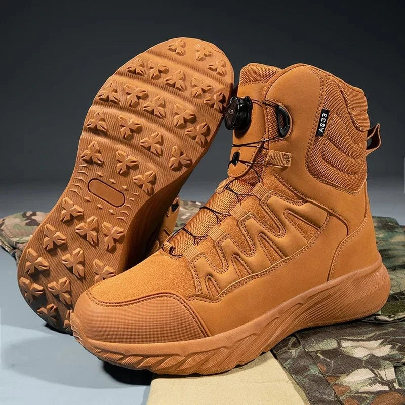 RAIDCORE V6 – Tactical Ankle Boots, Zip-Up, Waterproof, Desert-Ready Combat Sole