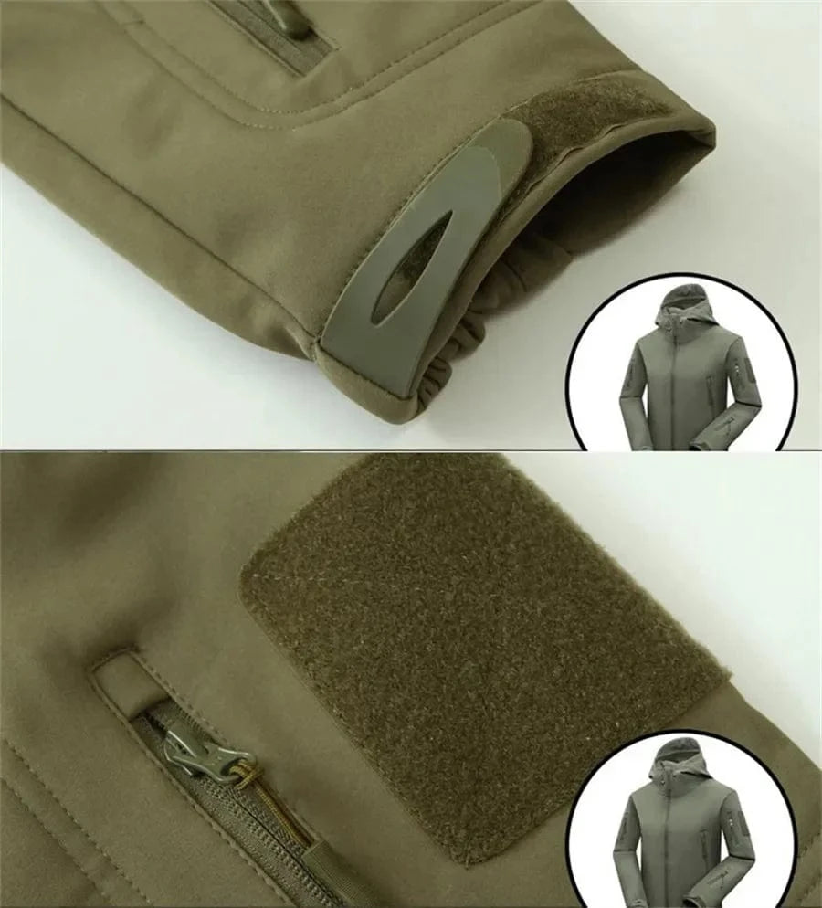 SHADOWCORE TACTICAL SET – Waterproof Fleece-Lined Soft Shell Combat Jacket & Pants