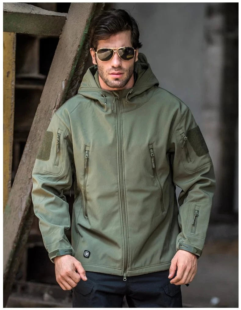 SHARKSKIN V6 TACTICAL JACKET – Soft Shell Waterproof Military Combat Coat
