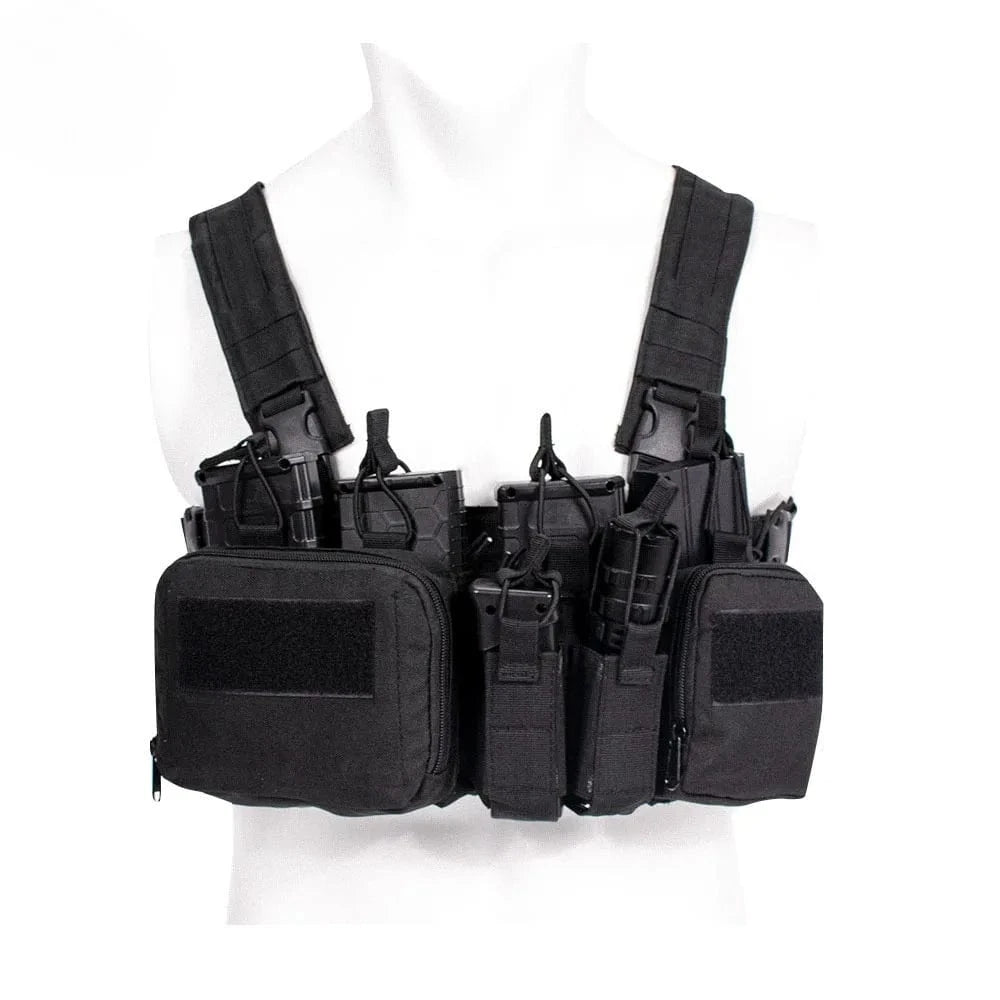 TCM CHEST RIG VEST – Tactical Loadout System | Nylon | MOLLE Compatible