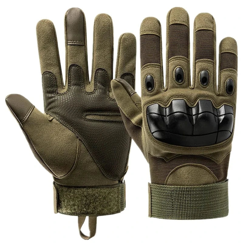 REACTOR Z5 – Hard-Knuckle Tactical Gloves, Full-Finger, Touchscreen, Moto-Ready