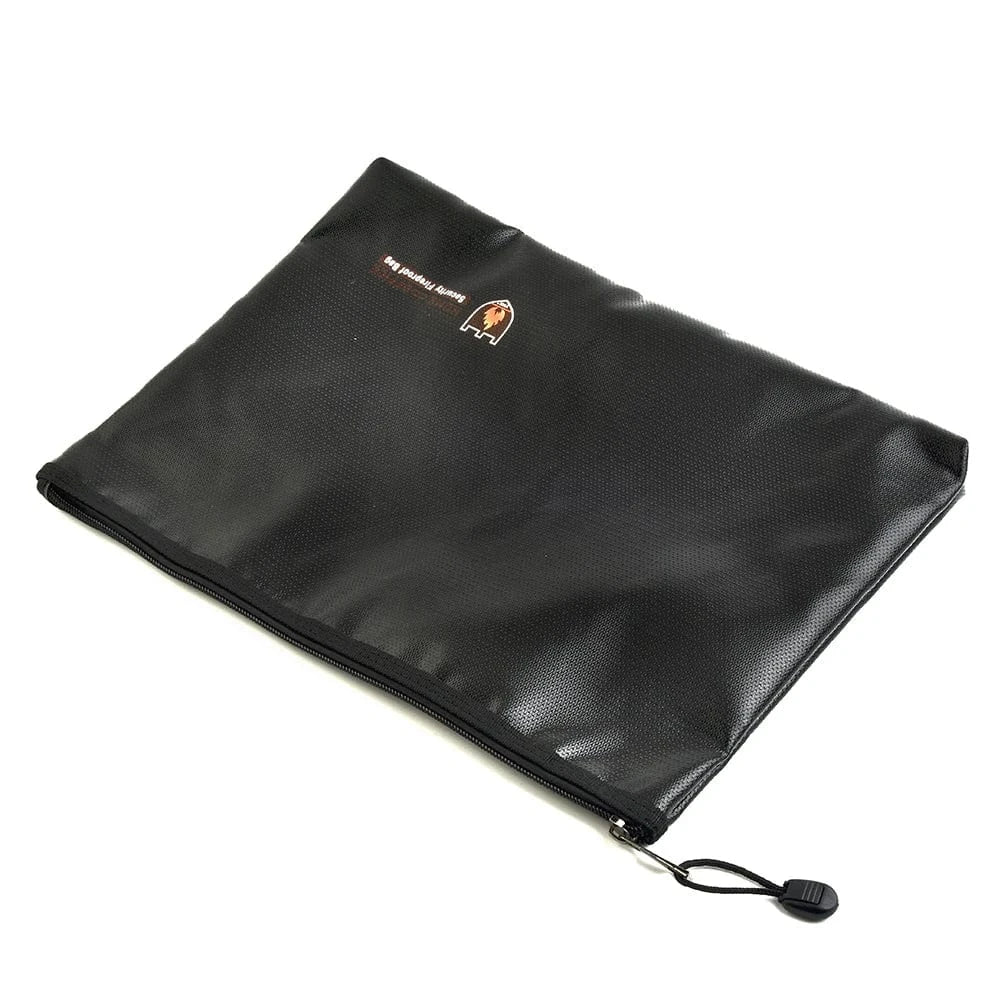 FIREGUARD LZ-7 Tactical Document Pouch – Fireproof Waterproof Bag for Secure ID & Valuables