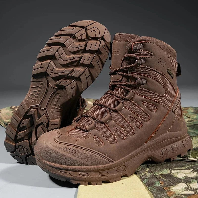 OUTRIDER V1 – Tactical Ankle Boots, Zip-Up, Waterproof, Climbing-Grade Desert Soles