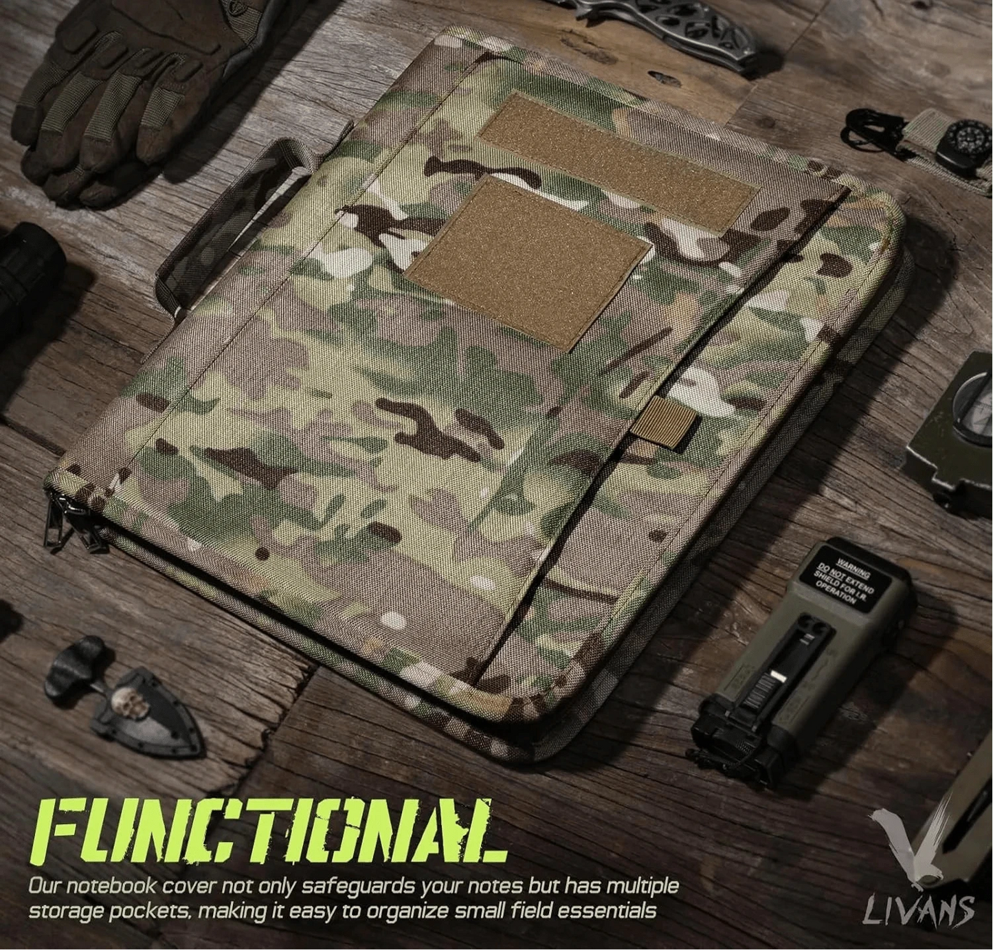 NOMAD FIELDLOG MKI – Tactical Map & Notebook Storage Pouch