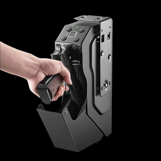 BLACKVAULT SIGMA Biometric Pistol Safe – Fingerprint + Password Lockbox