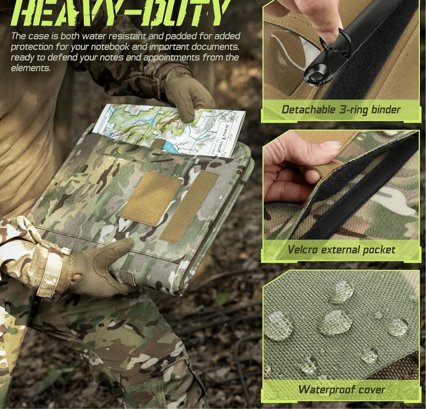 NOMAD FIELDLOG MKI – Tactical Map & Notebook Storage Pouch