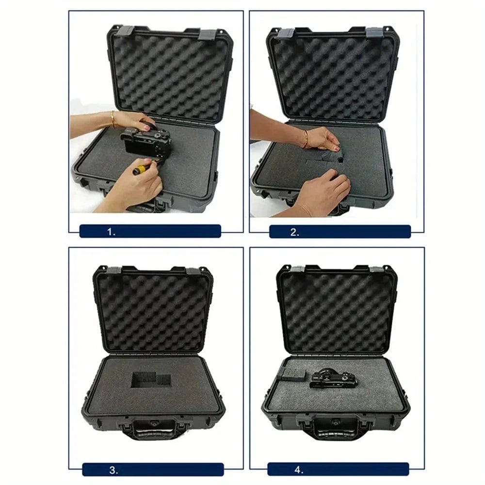 BLACKVAULT MKX Hard Storage Case – Waterproof Impact-Proof Utility Lockbox