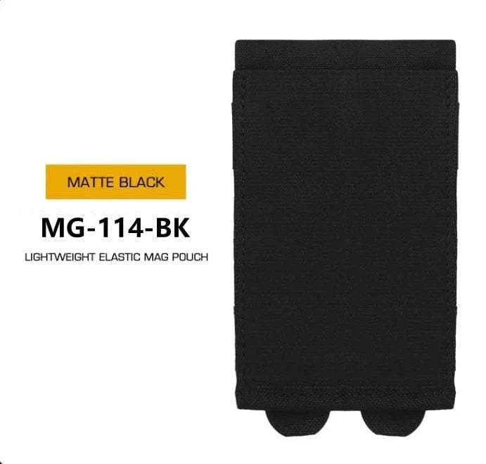 STRIKESHIFT MG-114 Elastic Mag Pouch – MOLLE Tactical 5.56 Stretch Utility Carrier