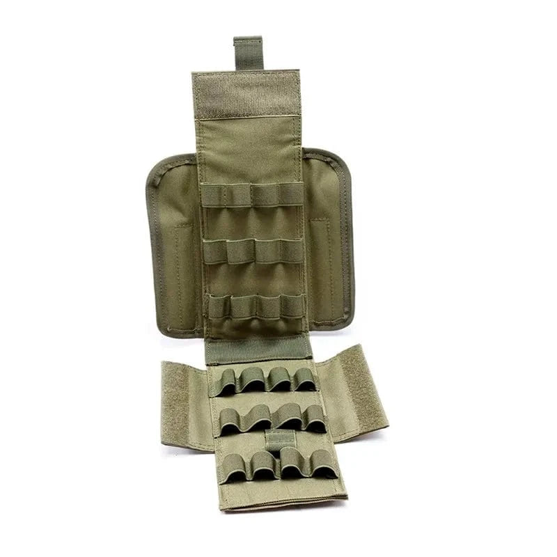 WARBELT V25 – 25-Round Tactical 12 Gauge Shotgun Shell Pouch (MOLLE Waist-Ready)